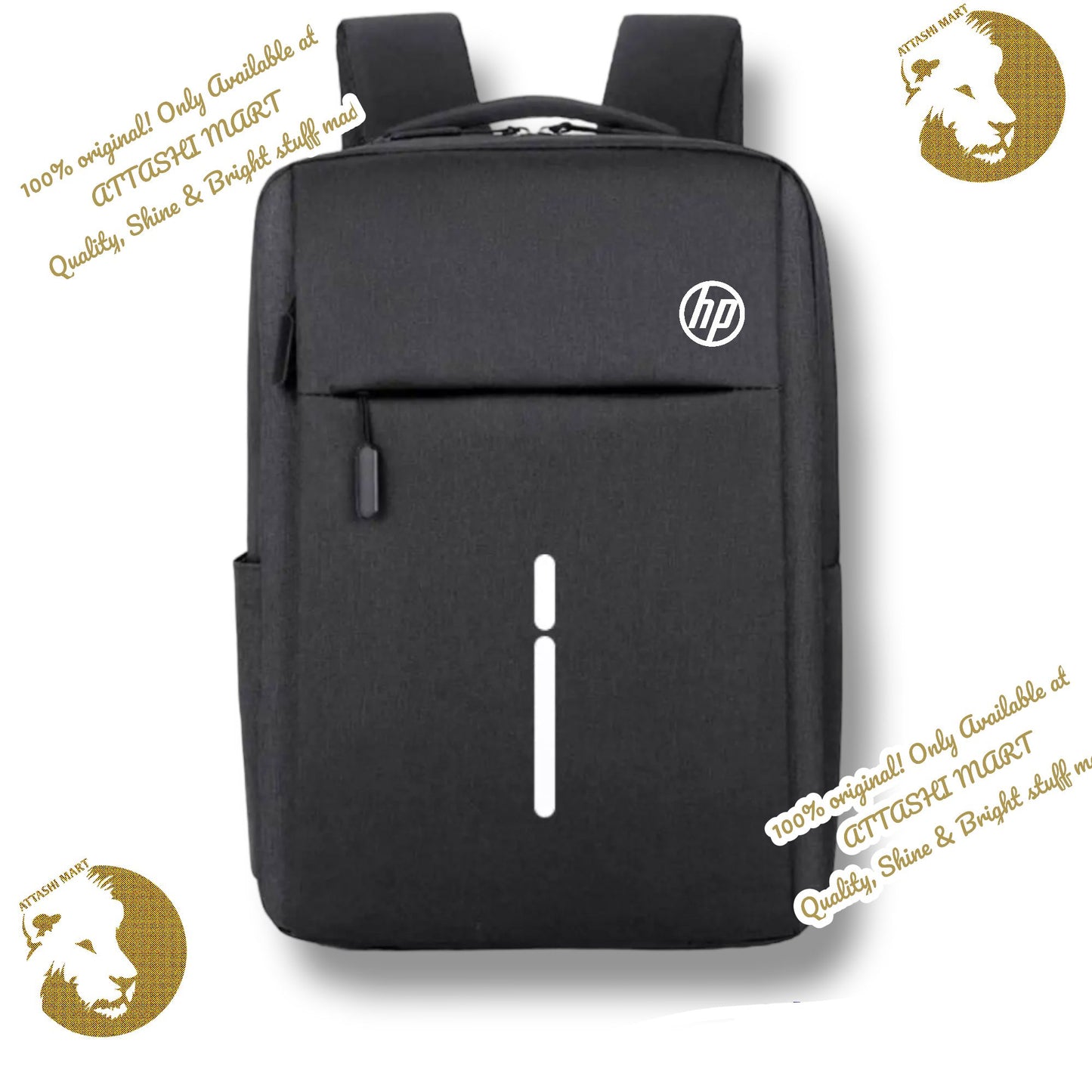 ATTASHI MART Premium Laptop Carry Bag - Water Resistant 16.5 Inch Backpack for Travel & Business