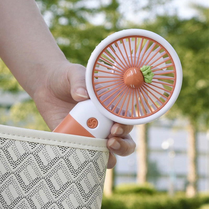 Portable USB Rechargeable Mini Fan - Handheld & Desktop Cooling Fan for Kids, Travel, and Office | Lightweight Personal Electric Fan