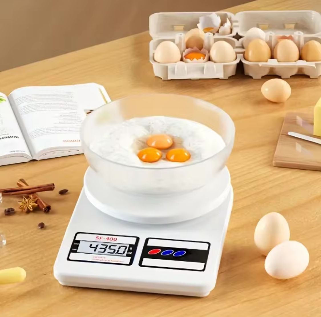 10kg Electronic Digital Kitchen Scale - High Precision Weight Machine for Cooking, Baking, Jewelry & Baby Food