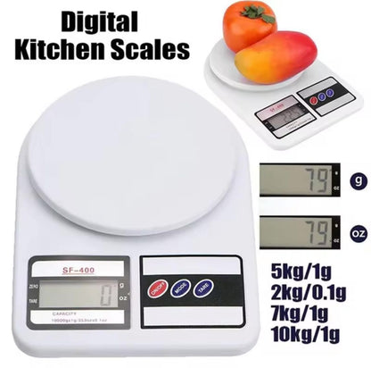 10kg Electronic Digital Kitchen Scale - High Precision Weight Machine for Cooking, Baking, Jewelry & Baby Food