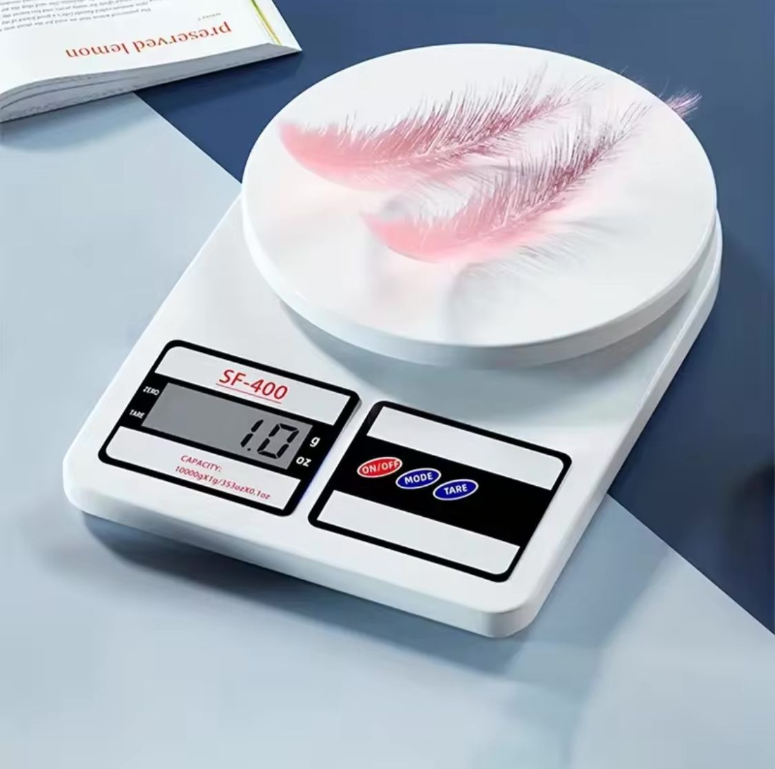 10kg Electronic Digital Kitchen Scale - High Precision Weight Machine for Cooking, Baking, Jewelry & Baby Food