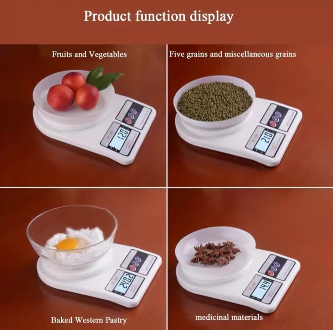 10kg Electronic Digital Kitchen Scale - High Precision Weight Machine for Cooking, Baking, Jewelry & Baby Food
