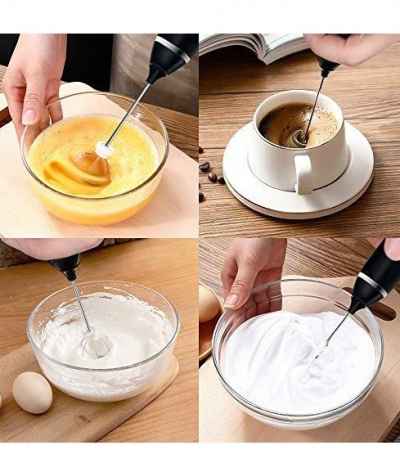 High-Speed Handheld Milk Frother & Coffee Beater - Professional 3-Speed Electric Whisk for Lattes, Cappuccinos & Hot Chocolate