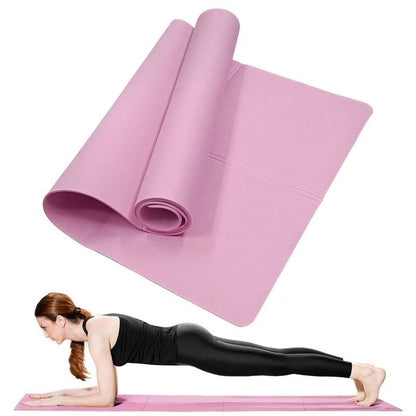 Premium 4mm Non-Slip Yoga Mat for Men & Women - Durable EVA Exercise Mat for Home Gym, Yoga & Pilates