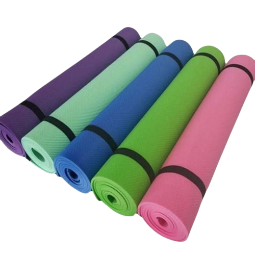 Premium 4mm Non-Slip Yoga Mat for Men & Women - Durable EVA Exercise Mat for Home Gym, Yoga & Pilates