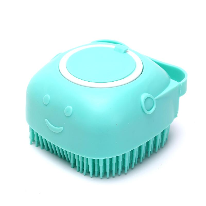 2-in-1 Silicone Bath Body Brush with Soap Dispenser - Ultra Soft Exfoliating Scrubber & Massager for Men, Women & Kids