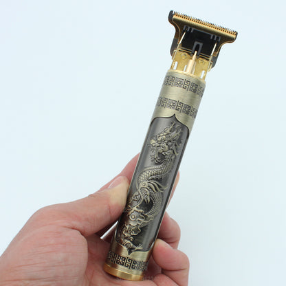 Vintage T9 Professional Hair Clipper for Men - Rechargeable Cordless Barber Trimmer & Shaver - Zero Gapped Outliner Cutting Machine