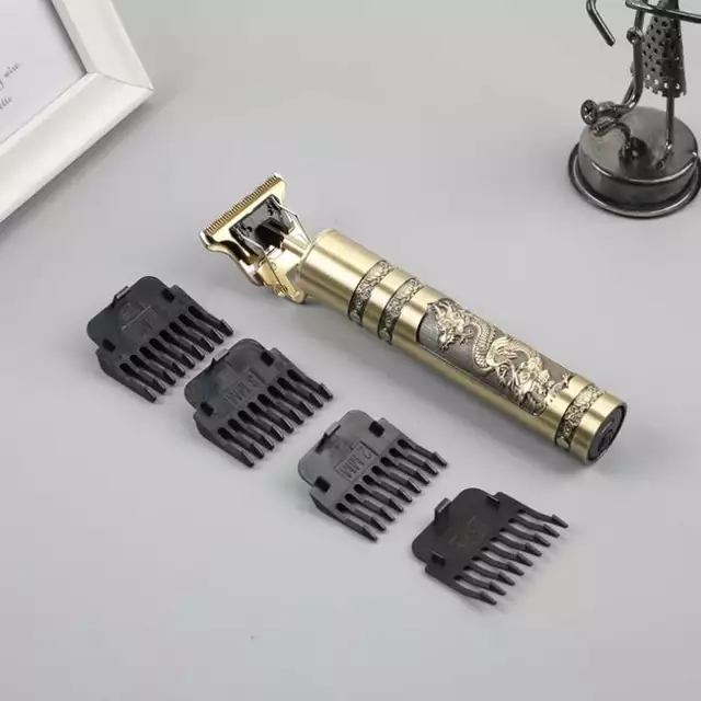 Vintage T9 Professional Hair Clipper for Men - Rechargeable Cordless Barber Trimmer & Shaver - Zero Gapped Outliner Cutting Machine