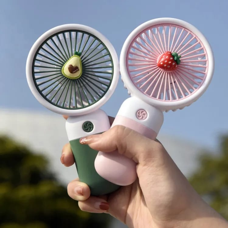 Portable USB Rechargeable Mini Fan - Handheld & Desktop Cooling Fan for Kids, Travel, and Office | Lightweight Personal Electric Fan